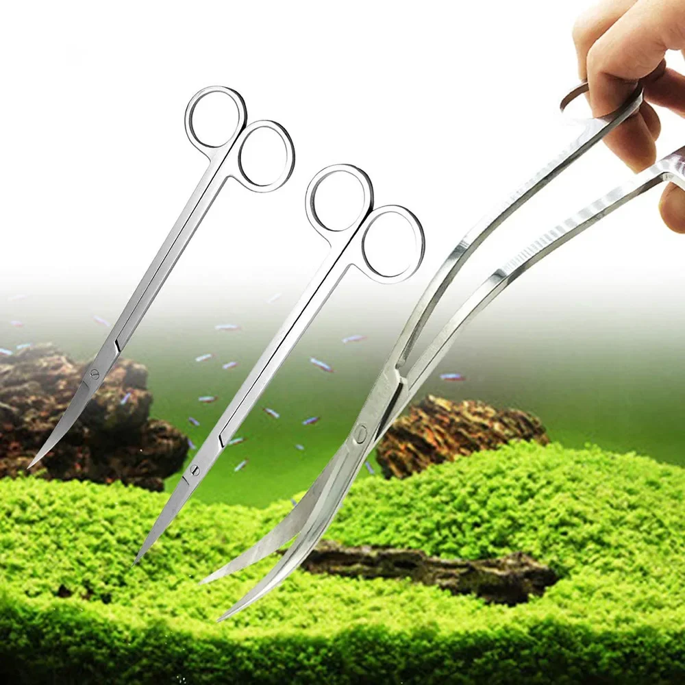 Planted Aquarium Tool Kit - 수족관 수생 트리밍 식물 족집게 가위