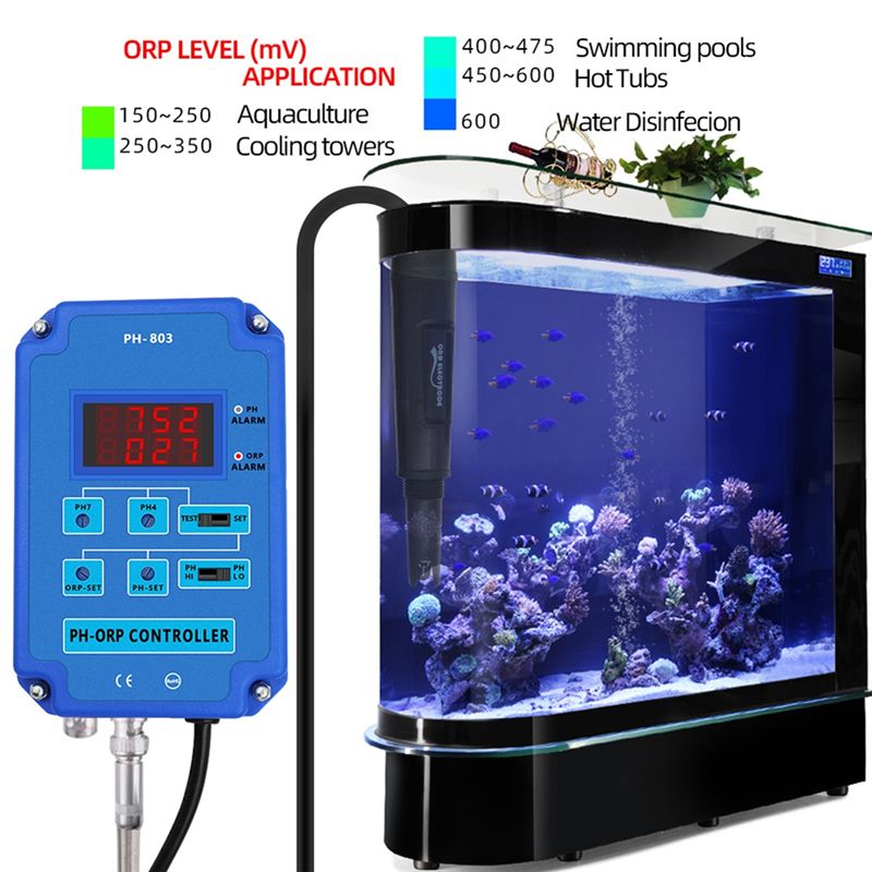 Planted Aquarium Ph - A14M 디지털 2&1 PH ORP 모니터