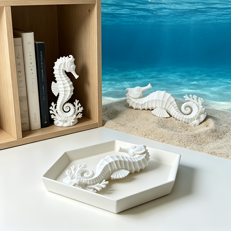 2Pcs 해마 산호 인형 세트 3D 인쇄 수족관 풍경  - Aquarium Planting Ideas 리뷰 및 가격