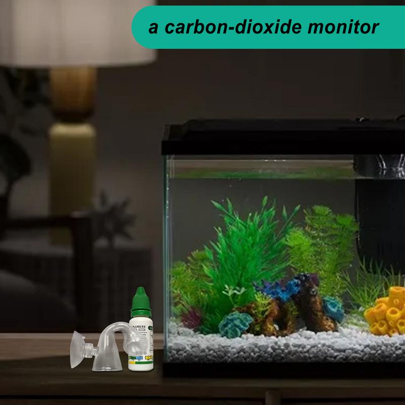 수족관 CO2 표시기 솔루션 15ml 수조 장기 모니터 - Planted Aquarium Ph 리뷰 및 가격