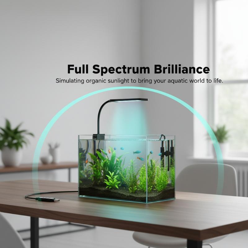 USB 수족관 클립 조명, 가정 사무실 데스크탑 어항  - Aquarium Plant 리뷰 및 가격