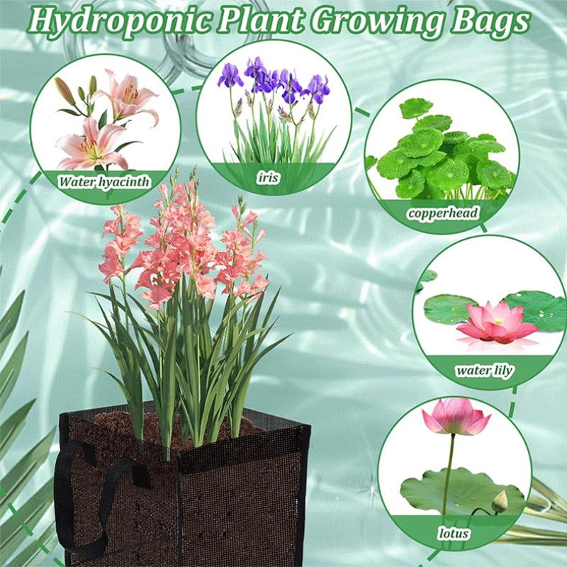 4 Pcs 블랙 메쉬 연못 심기 바구니 사각형 라운드  - Aquarium Plant 리뷰 및 가격