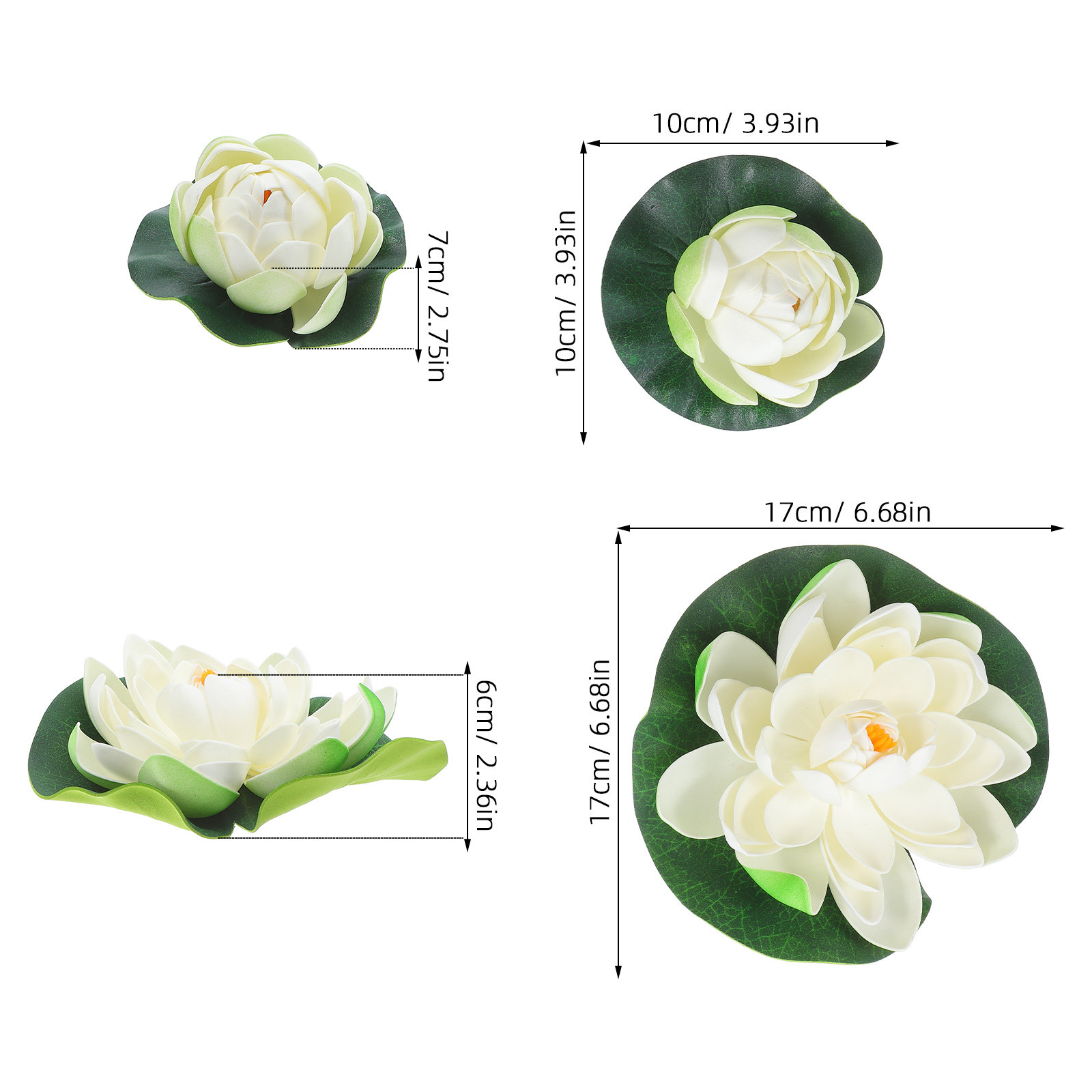 5개입 인조 수생 연꽃 잎, 실제 연꽃과 유사한 디자인 - Aquarium Plant 리뷰 및 가격