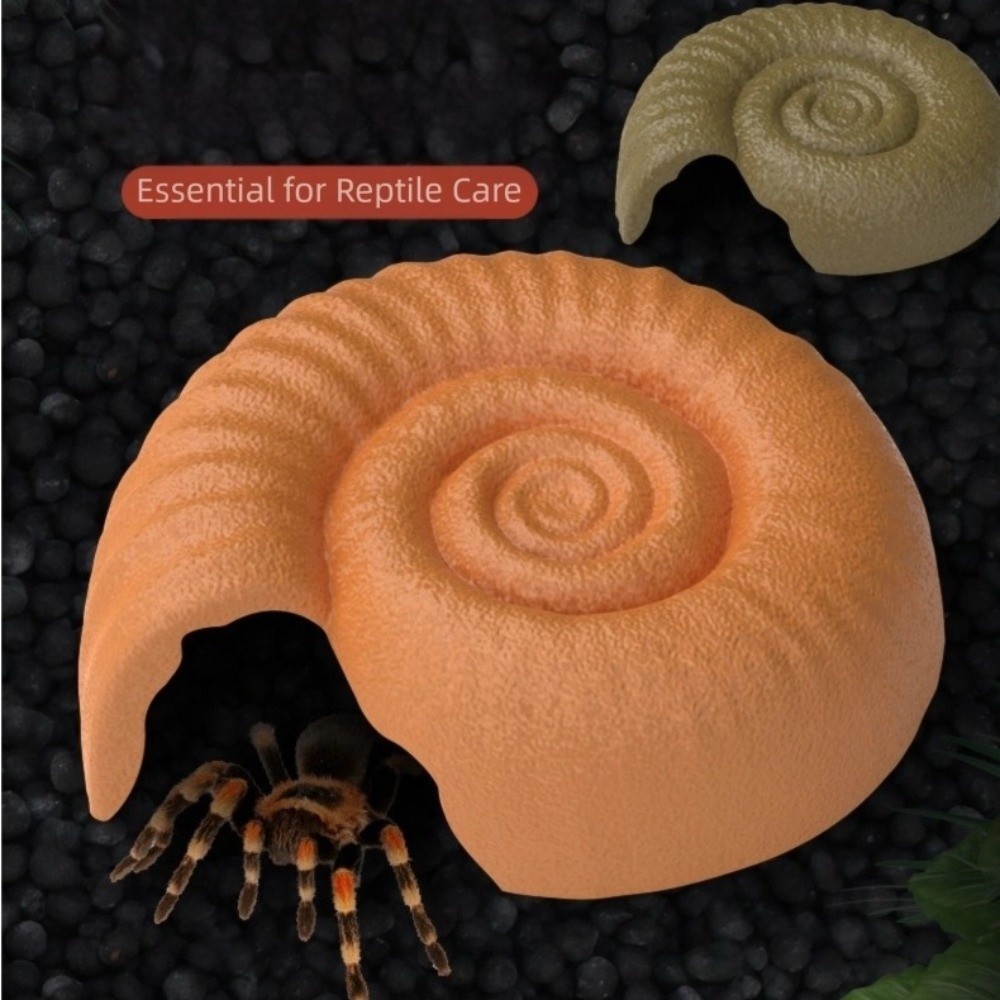 암모나이트 모양 파충류 숨숨 동굴 수족관 장식용 동굴  - Aquarium Planting Ideas 리뷰 및 가격