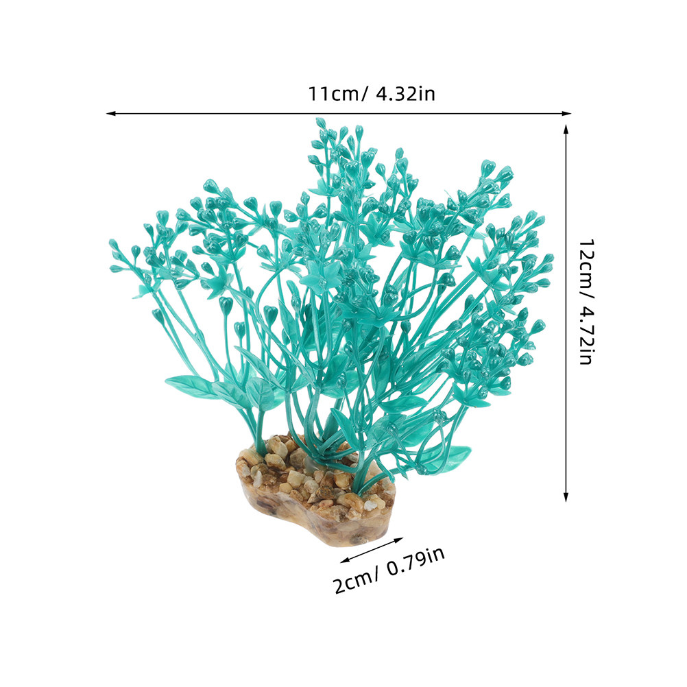 2개입 생생한 플라스틱 수족관 식물 인조 수초, 어항  - Aquarium Planted Set Up 리뷰 및 가격