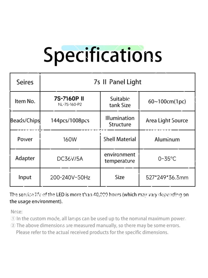 수족관 LED 조명 160W RGB 풀 스펙트럼 WIF - Aquarium Plant 리뷰 및 가격